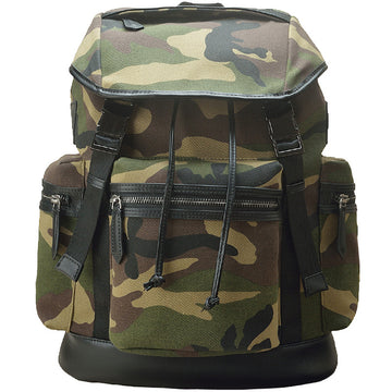 Canvas Leather Backpack
